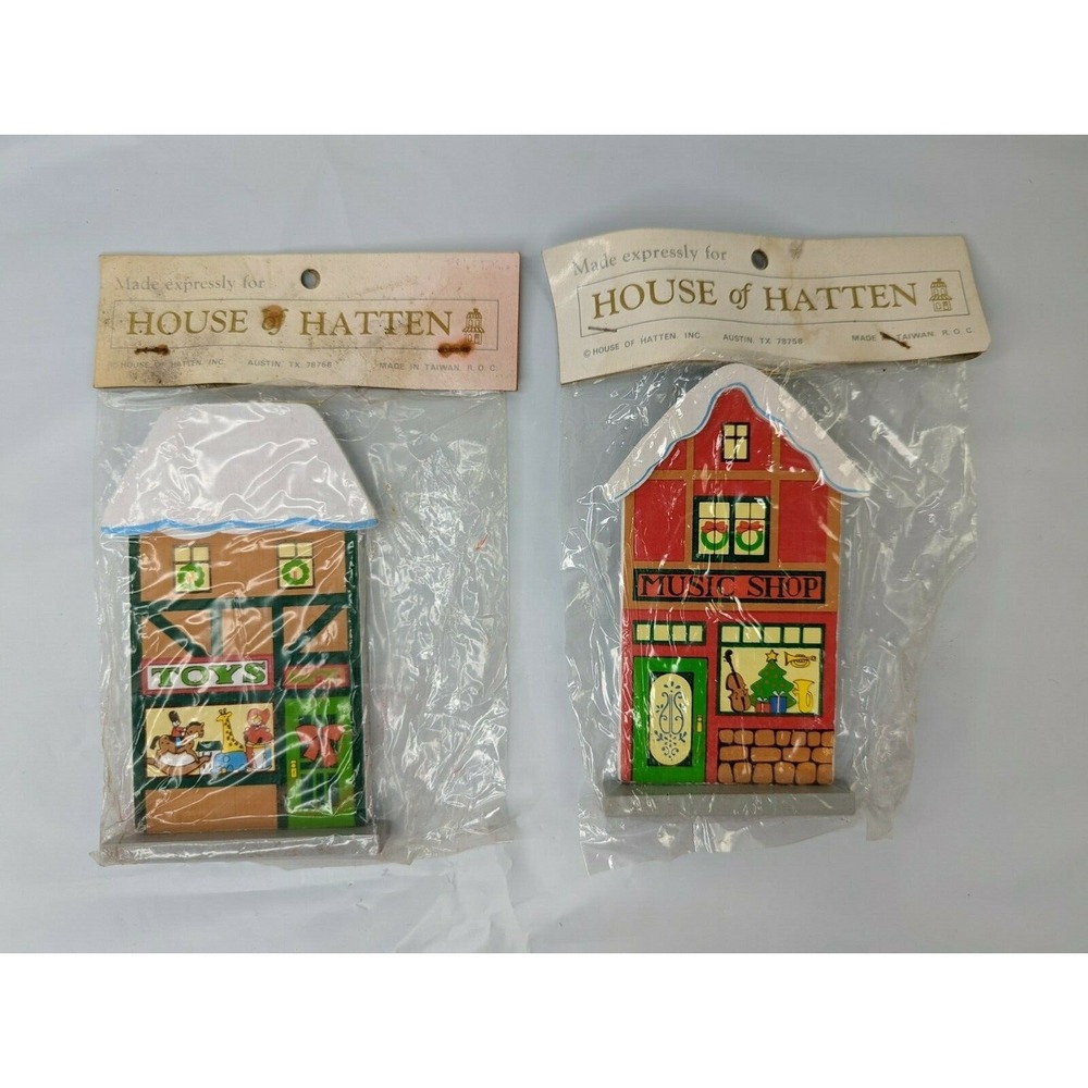 House of Hatten Ornament Toys Music‎ Shop Store Wooden